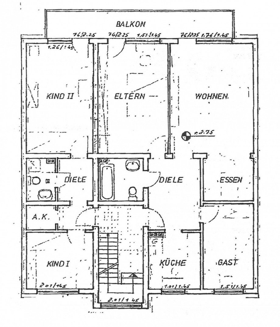 Grundriss Etagenwohnung Grevenbroich