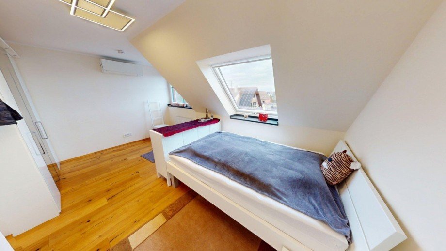 Schlafzimmer unten Maisonettewohnung Kaarst