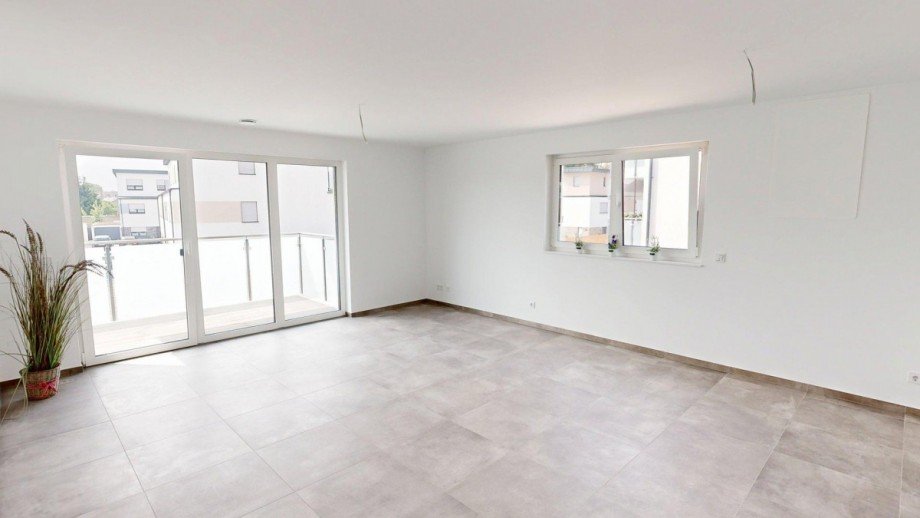 Wohn-Esszimmer mit offener K�che Etagenwohnung Grevenbroich