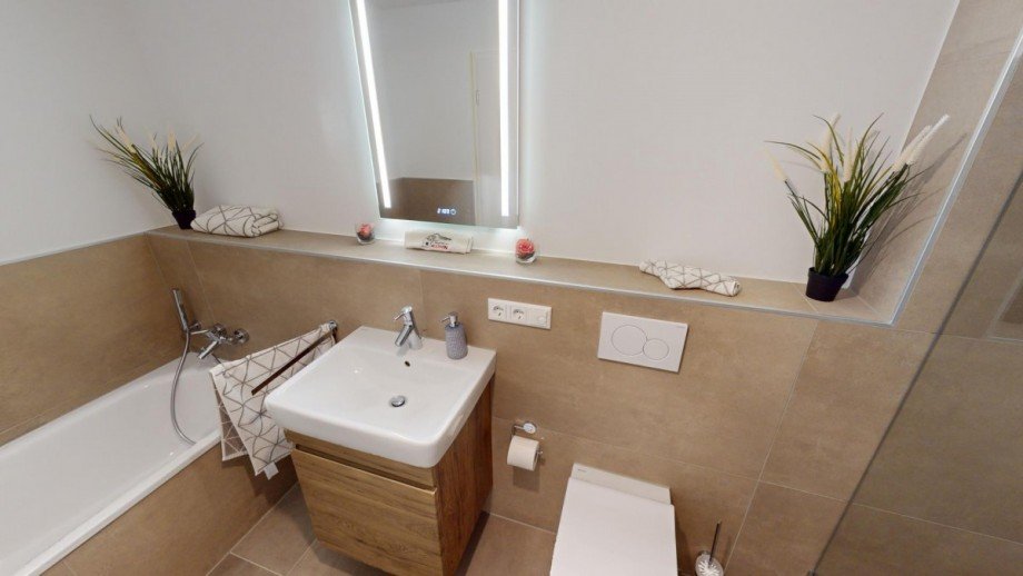Badezimmer Terrassenwohnung Grevenbroich