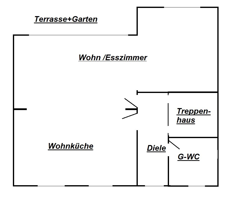 Grundriss EG Einfamilienhaus J�chen