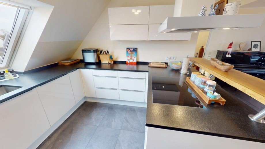 Helle offene K�che Maisonettewohnung Kaarst