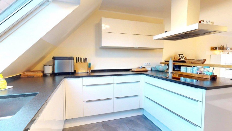 Helle offene K�che Maisonettewohnung Kaarst