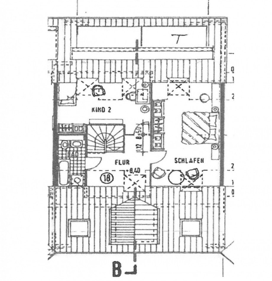 Grundriss DG Maisonettewohnung Kaarst
