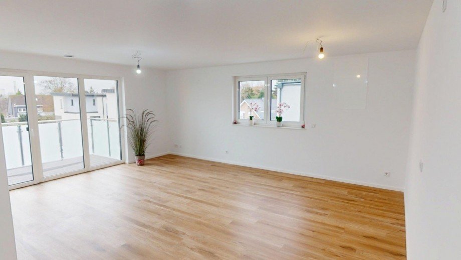 Wohn/Esszimmer mit offener K�che Etagenwohnung Grevenbroich
