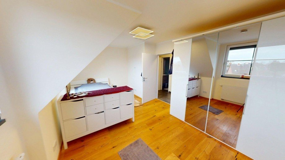 Schlafzimmer unten Maisonettewohnung Kaarst