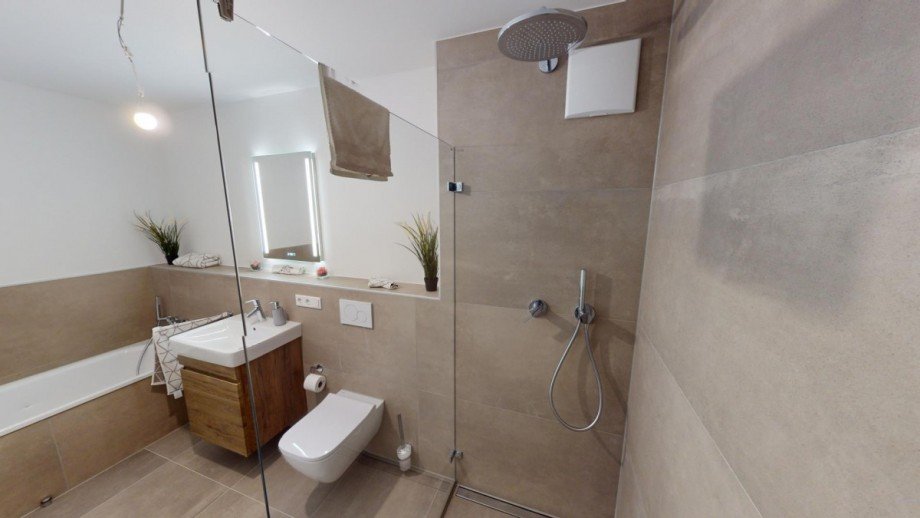 Badezimmer Terrassenwohnung Grevenbroich