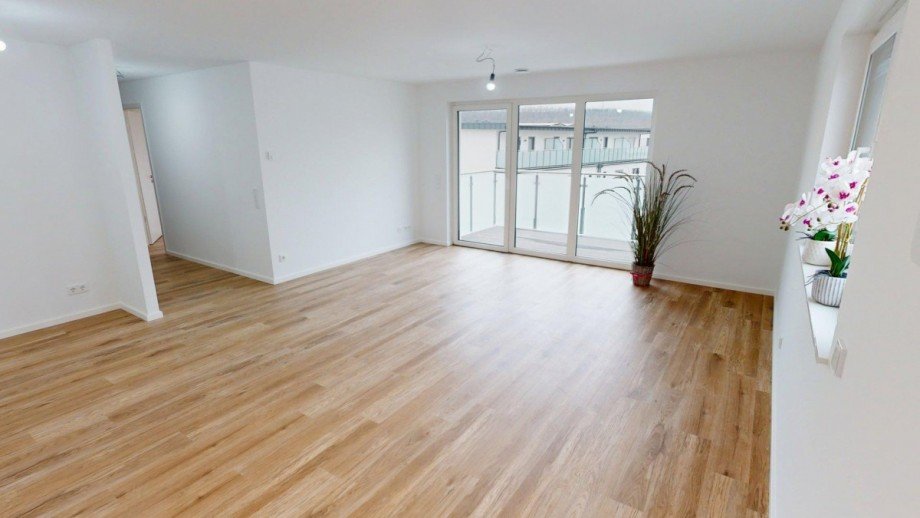 Wohn/Esszimmer mit offener K�che Etagenwohnung Grevenbroich